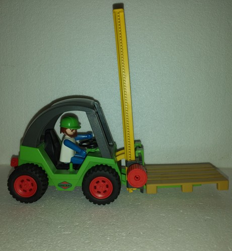 Playmobil gabelstapler arbeit - playmobil,