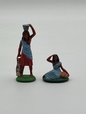 Set 3 Indianer Frauen Figuren Konvolut Spielzeug DDR Sammlung selten #6000