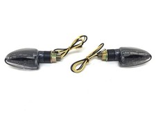 Moped Blinker Set Satz Carbon Optik Klar Vorne Hinten mit E-Prüfzeichen 50ccm