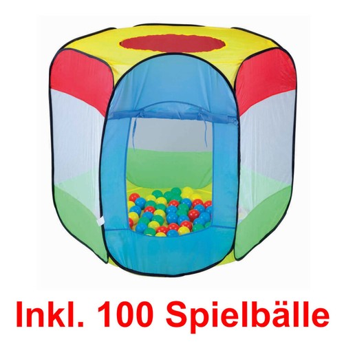 Spielzelt mit bällebad inkl - bällebad,