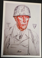 Luftlandungstruppen W. Willrich Oberleutnant Otto Zierach Postkarte