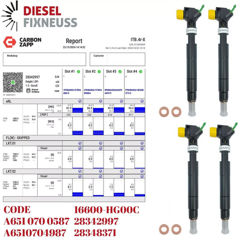 Injektor einspritzdüse - 4x,