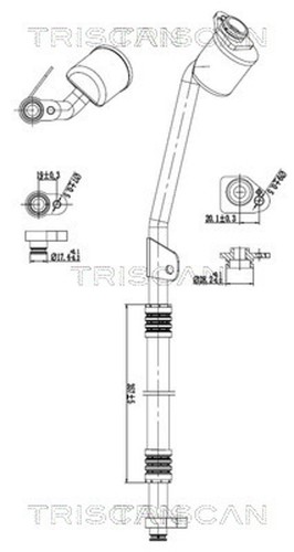 Hochdruck-/Niederdruckleitung
