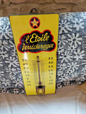 Emailschild Thermometer L`Etoile 1906 vorkrieg Werbung