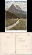 Ansichtskarte Grainau Auf dem Weg zum Höllentalklamm Hammersbach 1940