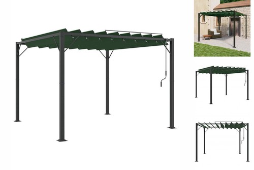 Gazebo mit lamellen dach - gazebo, grün