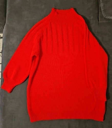 Damen long pullover - long, einem