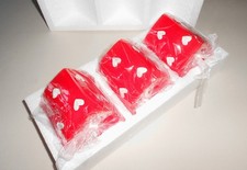 3 Stück LED Kerze "Herzen mit