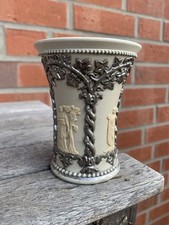 Antik Vase Villeroy & Boch Mettlach Vase Klassische  Figuren  1860-70 Nr.10