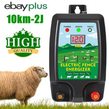 10km Elektro Weidezaungerät Elektrozaungerät für Hühner,Schafe, Schweine,Füchse.