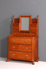 Wunderschöne Gründerzeit Kommode Antik Louis Philippe Sideboard mit Spiegel