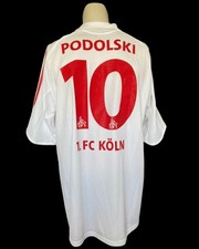 Matchworn Trikot Podolski FC Köln Vs VfB Stuttgart Adidas Spielertrikot Jersey