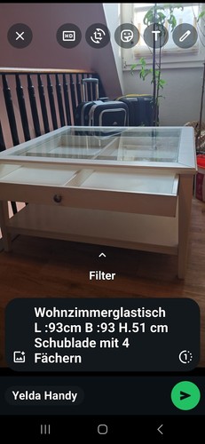 Glastisch für wohnzimmer - für,
