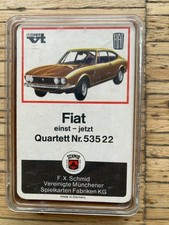 Auto Quartett Fiat einst – jetzt Nr. 53522, F.X.SCHMID, von 1969, Top