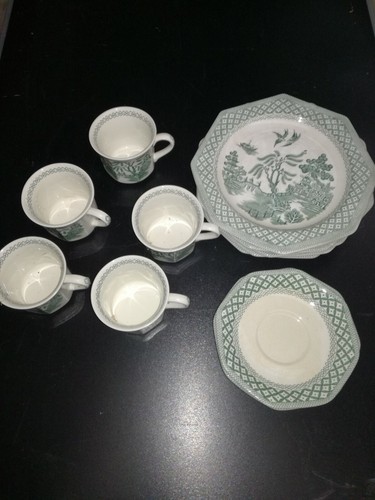 Willow ironstone geschirr - ironstone, &