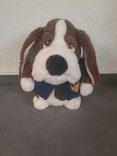Plüsch Polizei Hund - mit Hemd und Krawatte 