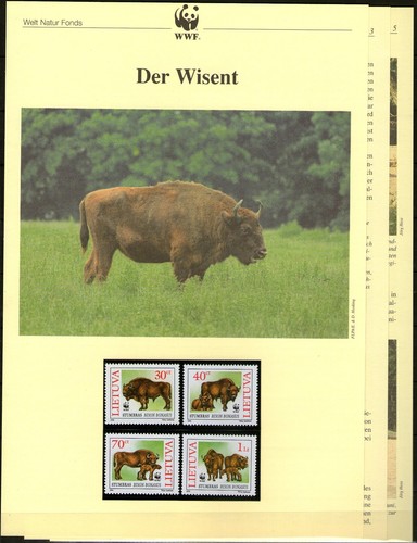 Wwf 1996 litauen 599 - wwf, mi.