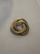 Vintage brosche goldfarben - vintage,