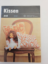 Kissen Kreuzstich-geknüpft Verlag für die Frau DDR Leipzig Bestell-Nr. 2141