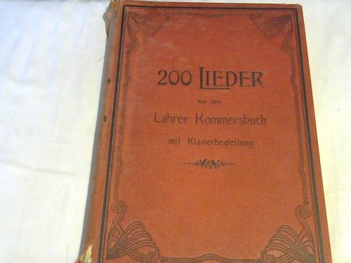 Lahrer kommersbuch - lahrer, +