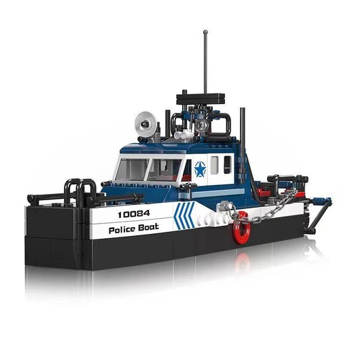 Mould king 10084 - 10084, polizeiboot