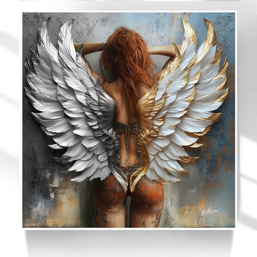 Leinwand bild frau erotik - leinwand,