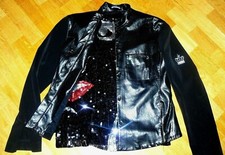 Original ORWELL Leder Jacke Blazer Materialmix Gr. 40 schwarz Top Zustand!