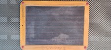 alte Schiefertafel Ankertafel ca 13x19cm , Siegfried-Schieferstift, ebay-A659