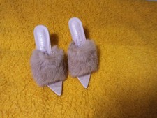 Mules Slippers High Heels mit
