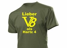 "Lieber V8 als Hartz 4" US Car Oldtimer Chevy V8 Big Block USA GMC Truck S-XXL
