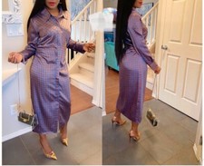 ZARA MAXIKLEID HEMDBLUSENKLEID