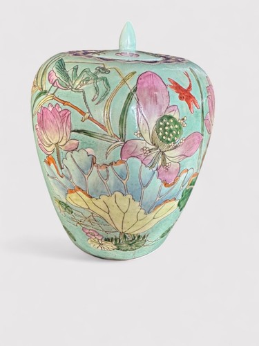 Porz deckelvase china floral - porz,