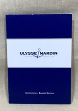 ULYSSE NARDIN CERTIFICATE OF