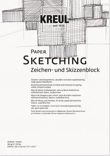Kreul paper sketching blatt - kreul, 20