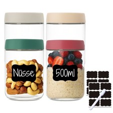 4x bunte Einmachgläser Deckel