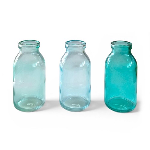 Glasvase 3er set bottle - glasvase, "bottle