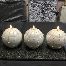 Elambia LED Kugelkerzen Weiß