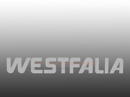 Aufkleber westfalia silber - aufkleber,