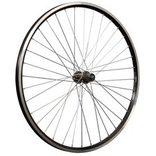 28 Zoll Fahrrad Hinterrad Hohlkammer geöst Shimano FH-QC300 7-11 fach QR schwarz