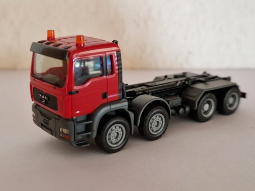 Herpa man abrollkipper tga 8x8 - herpa,