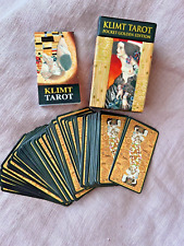 Golden Tarot of Klimt Mini Deck Pocket Gold Edition