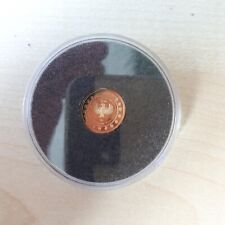 Goldmünze Nationalhymne Quadriga 1,56 g Gold 585 13,5 mm