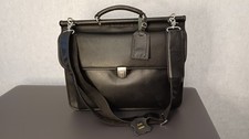 Aktentasche Businesstasche Leder schwarz 44 x 37 x 15  Sehr guter Zustand Laptop