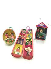 3 X alte Weihnachtskrippe Krippe Peru Handarbeit