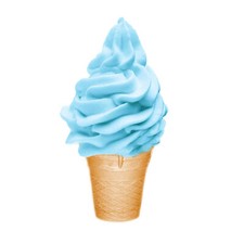 Joghurt schlumpfeis blaues - joghurt,