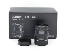Voigtländer Ultron 75mm 1.9 S.C. VM für Leica M Vitrinenmodell #**