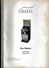 Amatic  Max Master Anleitung Handbuch Spielautomat