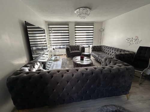 Modernes sofa set grau - modernes,