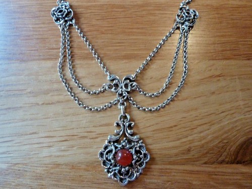 Trachtenkette silber - trachtenkette,