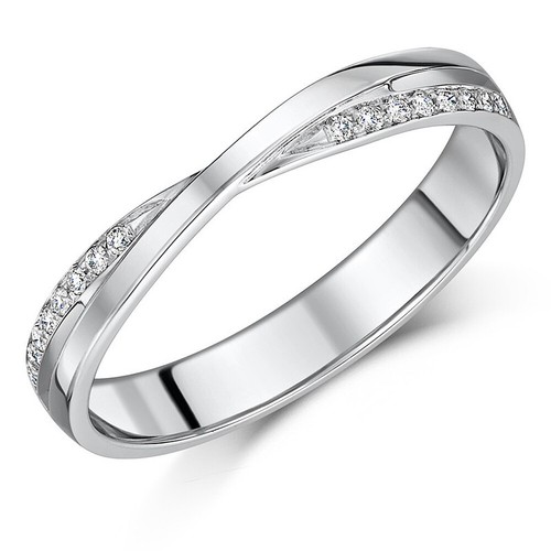 9ct weißgold diamant - 2,5,